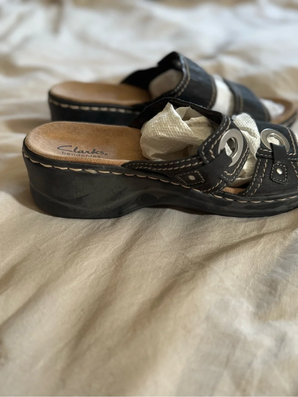 Clarks classic slides